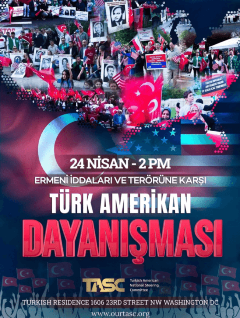 24 Nisan’da Washington DC’de Tek Yürek
