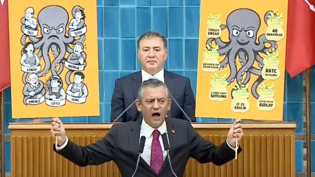 Özgür Özel Erdoğan'a seslendi: 'Ahtapotu' açıkladı 