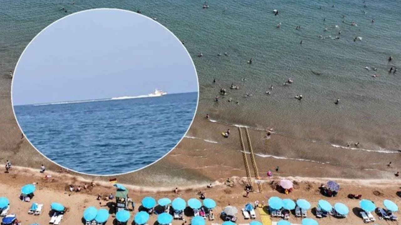 Sahil boşaltıldı, güvenlik güçleri harekete geçti