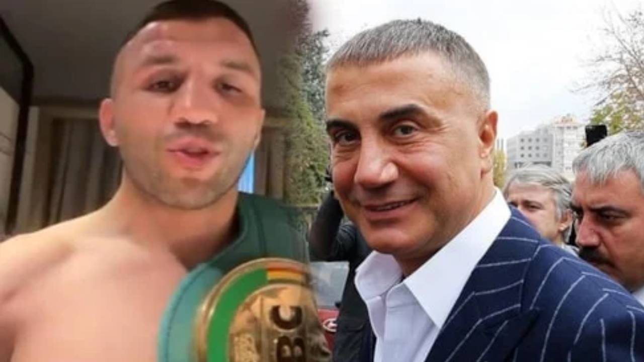 Dünya şampiyonu Türk boksör altın kemeri Sedat Peker'e ithaf etti