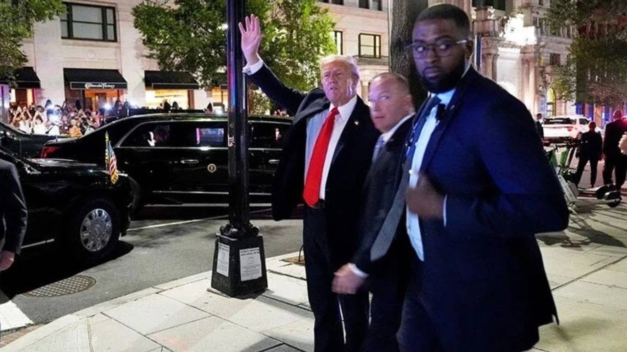 Trump'a restoranda Gazze protestosu