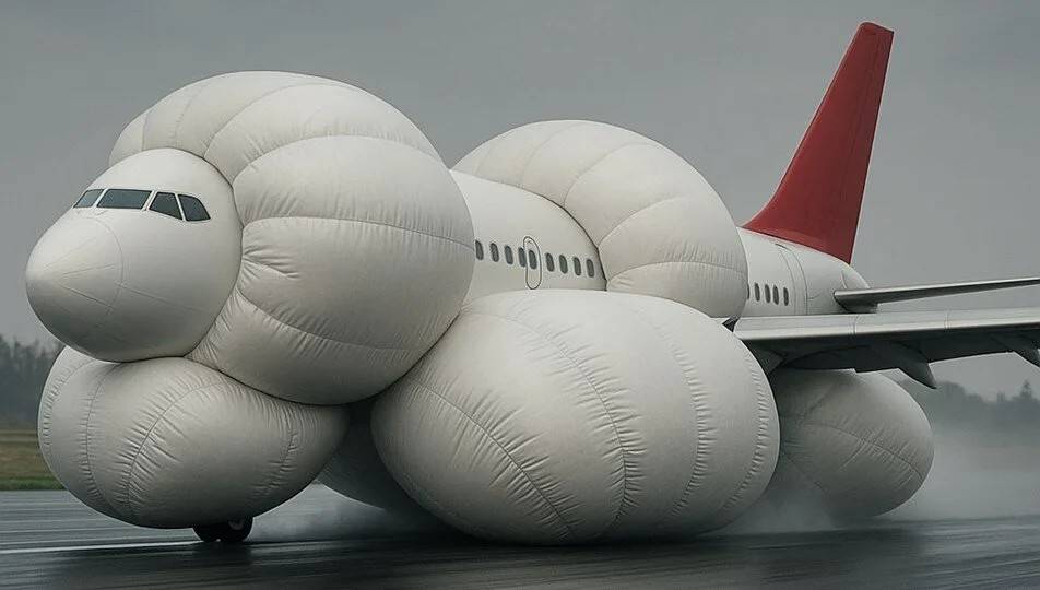 Hayatta kalma şansı yüksek: Dev hava yastıklı uçak geliyor