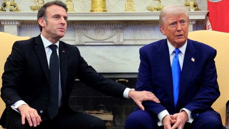 Trump, Macron'un Filistin kararını ti'ye aldı