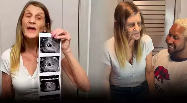 63 yaşında hamile kaldı! 37 yaş küçük kocası şaşkına döndü