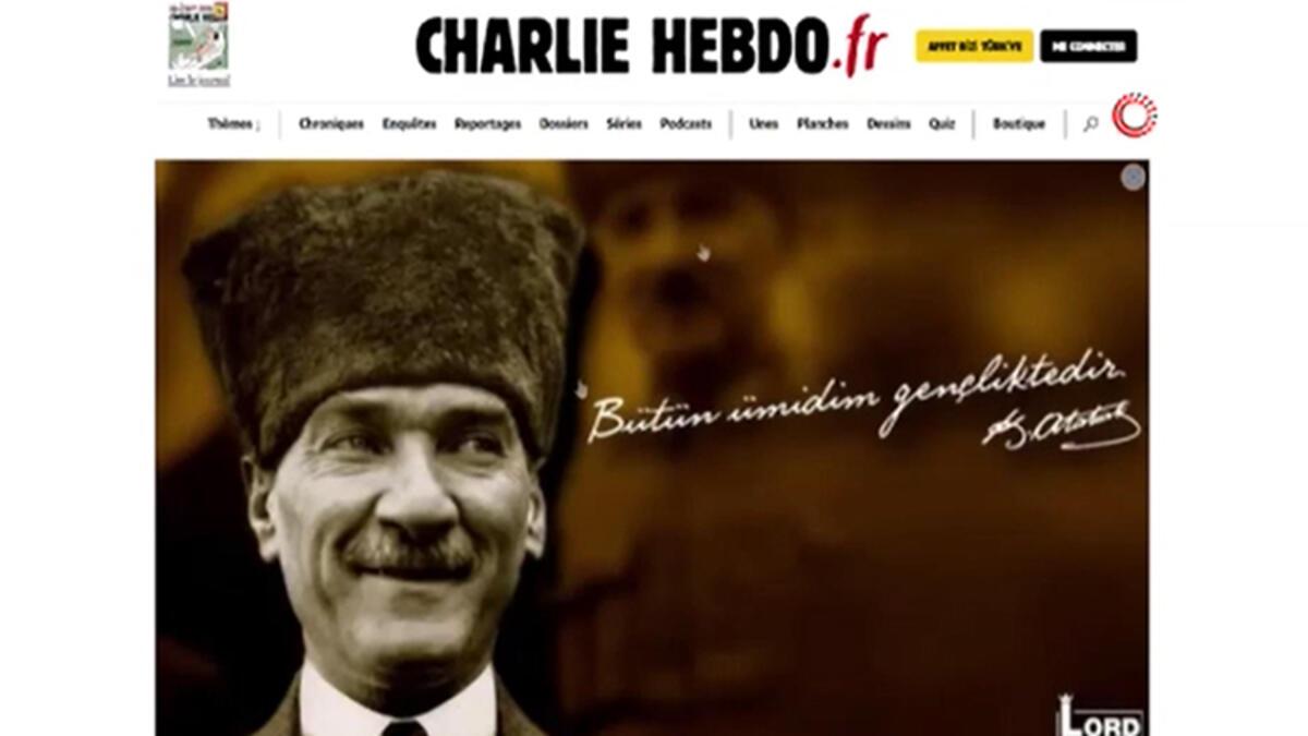 Türk hacker Charlie Hebdo’nun sitesini hackledi